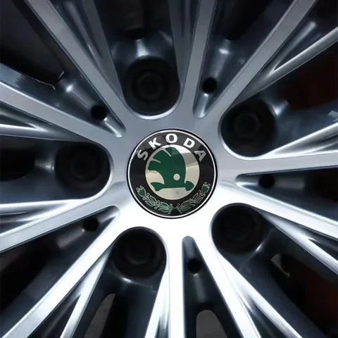 4 Шт., 60 Мм, Наклейка На Крышку Центральной Ступицы Колеса Для Skoda Octavia MK2 MK3 A7 Fabia Karoq Kodiaq