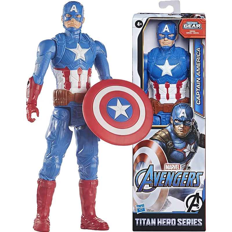 

Marvel Avengers Titan Hero Series Captain America Action Figure 12 Inch Toy