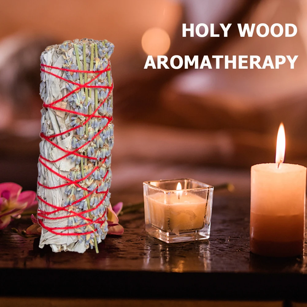 

Aromatherapy Wholesale New White Sage Bundles Smudge Sticks Indoor Purification Smoking for Home Cleansing Sage Incense Sticks