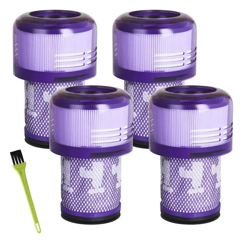 

4Pcs HEPA Filter for Dyson V12 Slim Detect Absolute Extra/Total Clean/Fluffy Vacuum Cleaner 971517-01