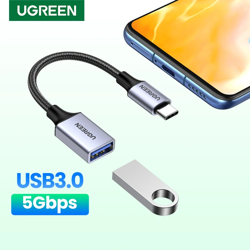 

Переходник UGREEN usb-c/USB 3,0, OTG, для Samsung Galaxy 10, MacBook Pro 2019