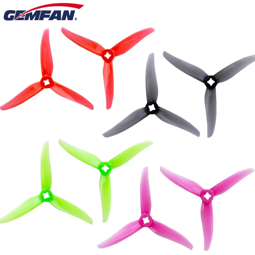 

24 шт./12 пар Gemfan 4023 4 дюйма 3 лопасти/три лопасти пропеллер 1,5 мм CW CCW FPV реквизит для 4 ''зубочисток FPV гоночный Дрон