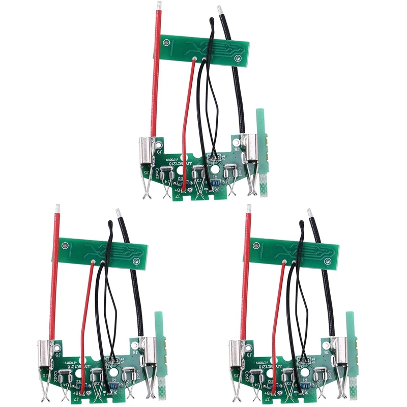 

NEW-3X BAT610 Защитная печатная плата для зарядки литий-ионной батареи 18 в для литий-ионной батареи Boschs 18 в
