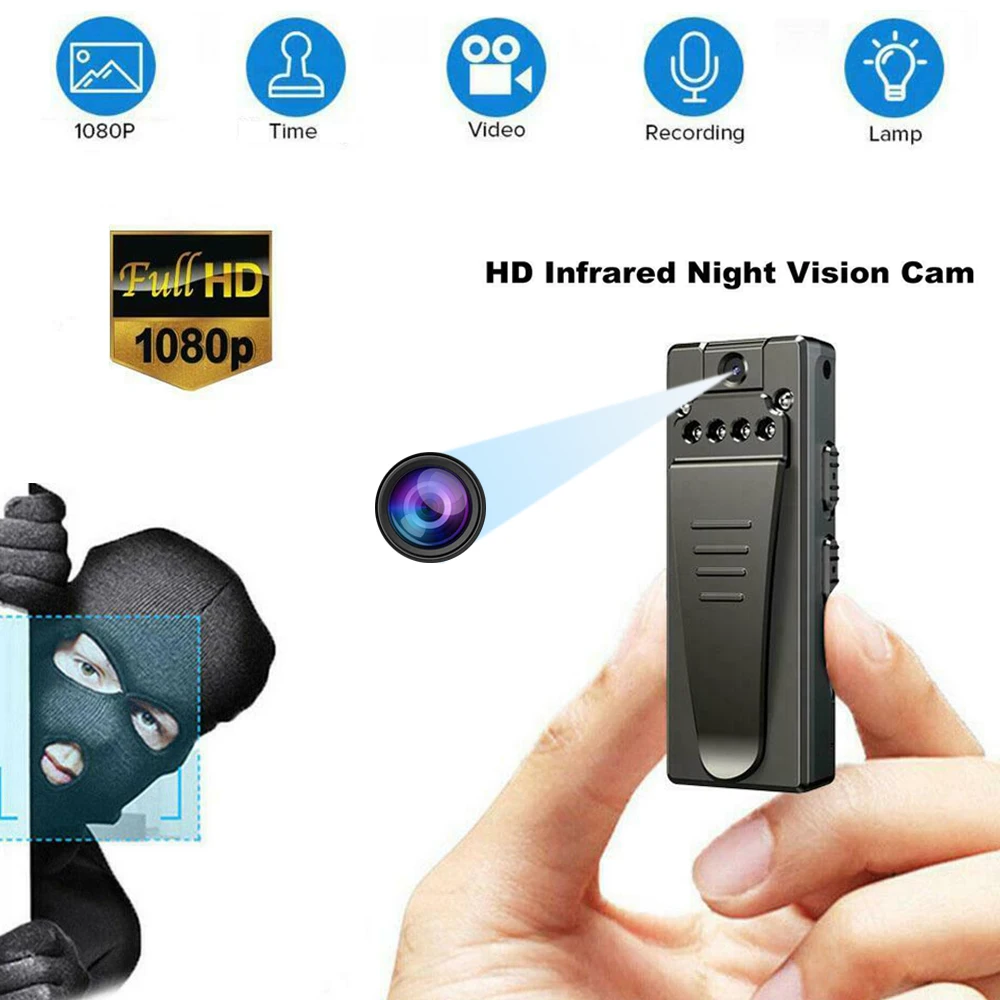 

Мини-видеорегистратор Z8, 1080P HD, с ночным видением и датчиком движения