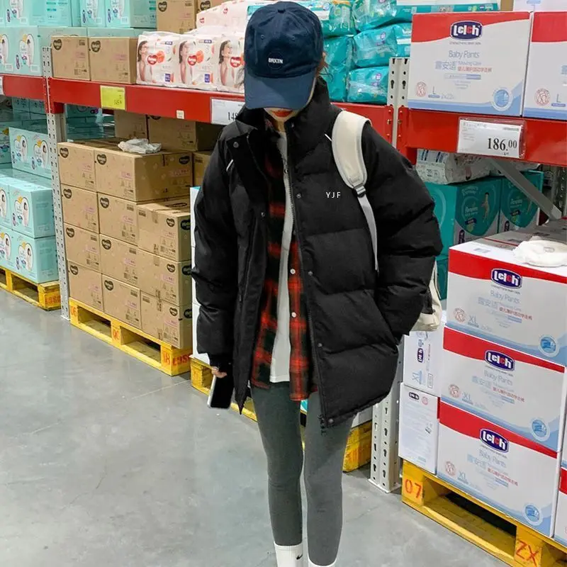 Winter  Cotton-Padded Jacket Women's New Cotton-Padded Jacket Student Korean Style Cotton-Padded Jacket Short Bread Jacket Loose