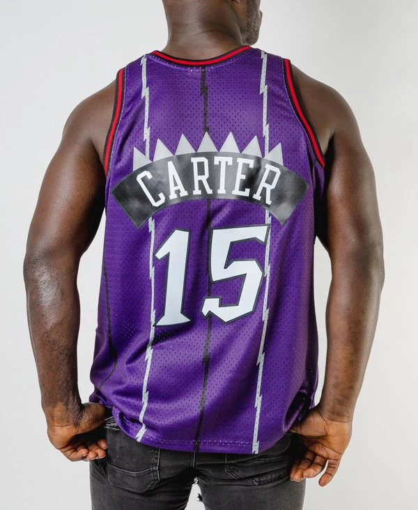 

Mens American Basketball Jerseys Clothes European Size Toronto Raptors Vince Carter #15 T Shirts Cotton Tops Cool Loose