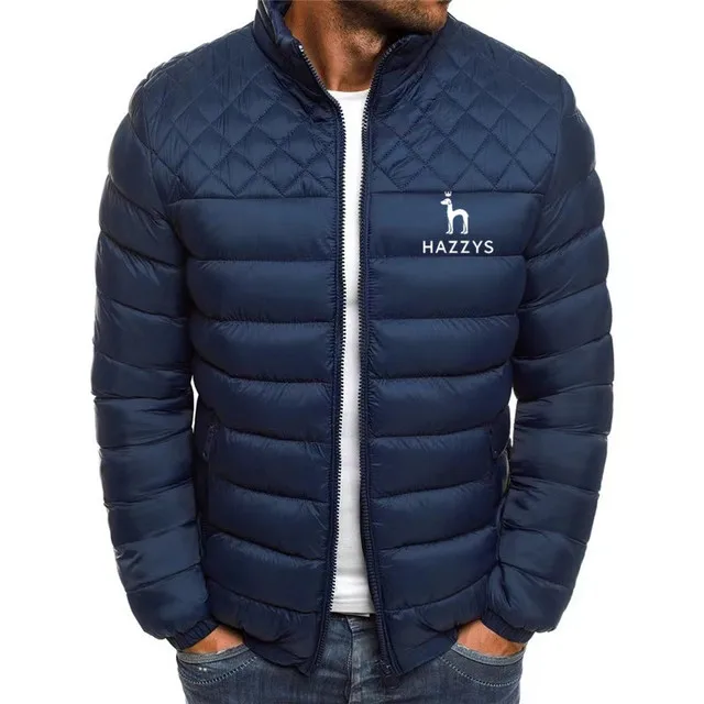 2022 New HAZZYS Printing High-quality Down Jacket Light and Thin Men's and Women's Same Style High Street Quality