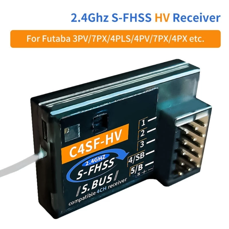 C4SF-HV 2 4 г S-FHSS SBUS 4-канальный приемник с быстрым откликом и дистанционным