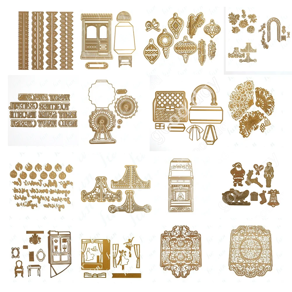 

New Card Stand Cutting Dies for 2023 3D Arch Flowers Layer Metal Dies Cuts Scrapbook Decorations Embossing Template DIY Making