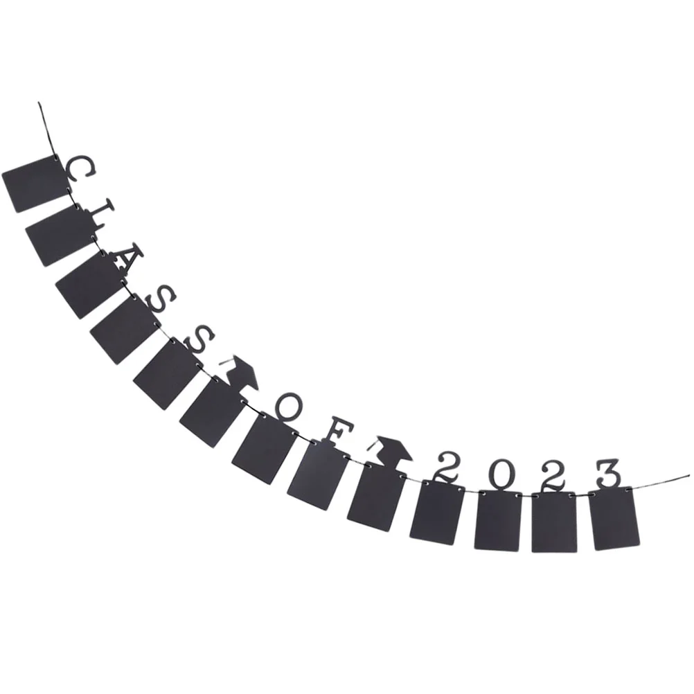 

Banner Graduation Party Picture Grad Class Photo Garland Decor Wall Crafted Decorations Favors Supplies Diy Bunting 2023