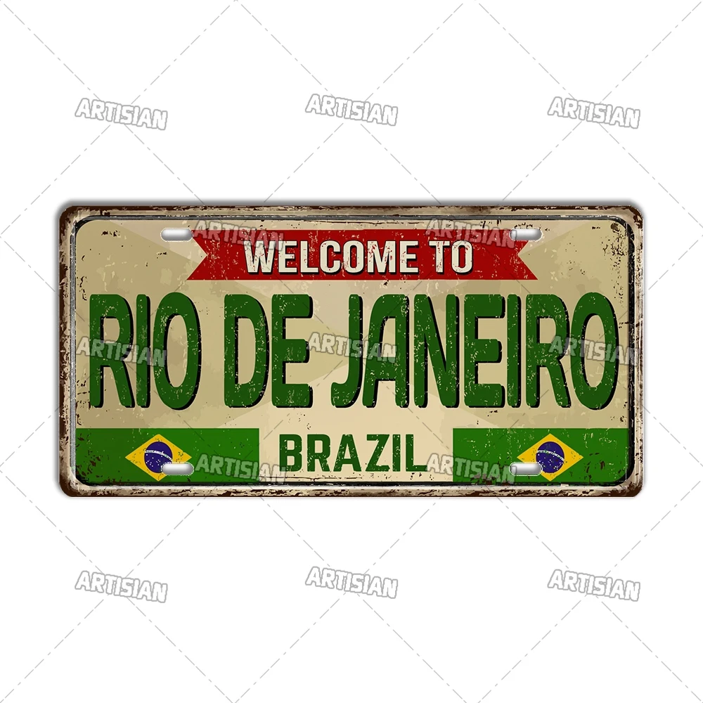 

Металлический знак Рио де Жанейро
