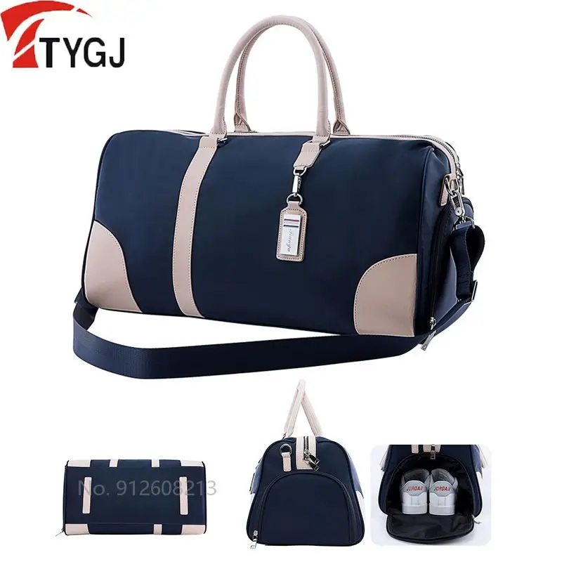 

TTYGJ Lightweight Golf ClothIing Bag for Men Women Big Capacity Golf Handbags Durable Anti-wrinkle Shoes Bags with Shoulder Belt