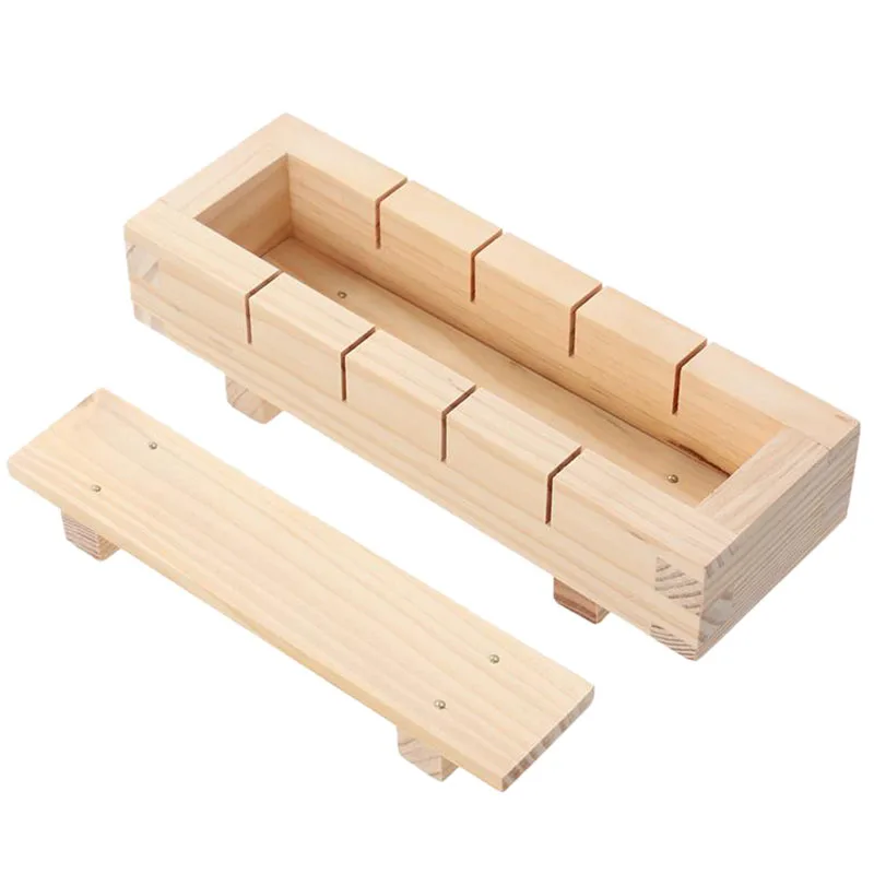 

Деревянный набор для приготовления суши, форма для риса, набор для приготовления суши, кухонные аксессуары, кухонный инструмент