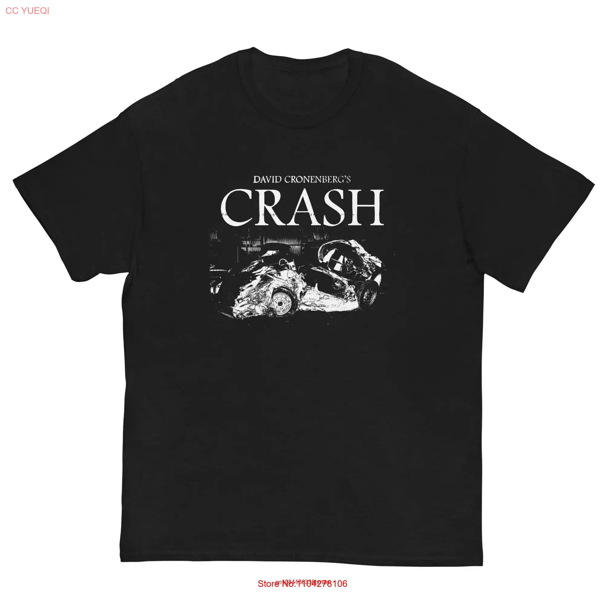 Crash 1996 Дэвид Кроненберг фильм ужасов постер футболка с длинными или короткими