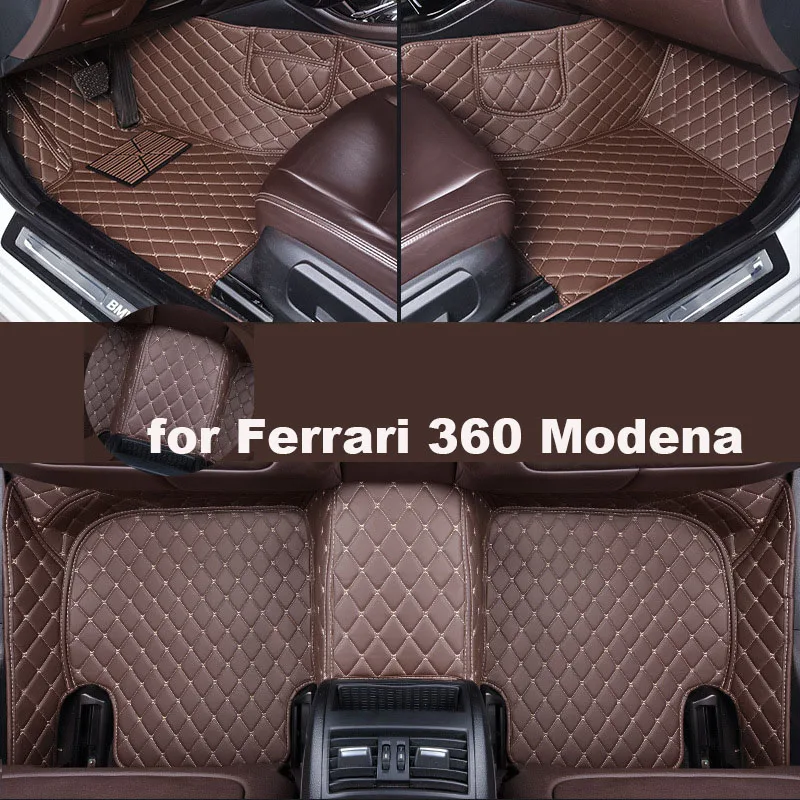 

Autohome Car Floor Mats For Ferrari 360 Modena 1995-2005 Year Upgraded Version Foot Coche Accessories Carpetscustomized