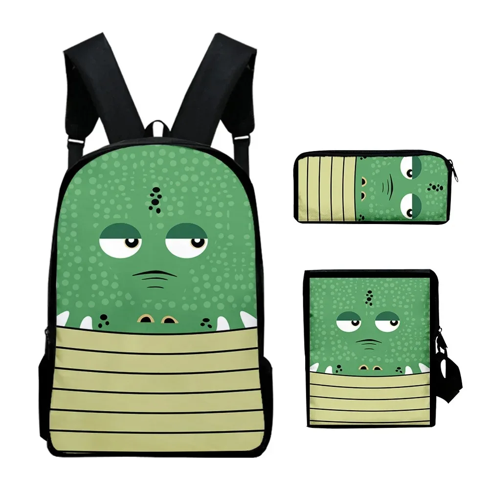 Школьные ранцы Bonito Animal с 3D-принтом Harajuku Aluno Mochila для ноутбука Inclinado Bolsa de Ombro Lápis Caso