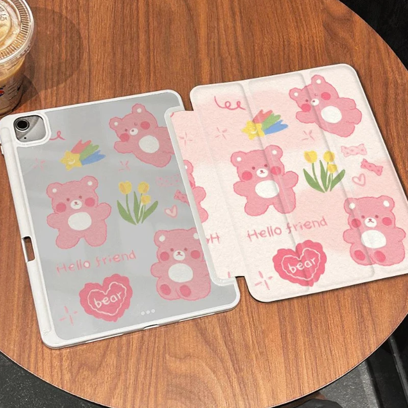 Умный чехол с откидной крышкой для IPad Air 6 Чехол 10th Gen Air6 5 4 10 9 Pro 11 2nd 3rd 4th 2 7/8/9th Generation