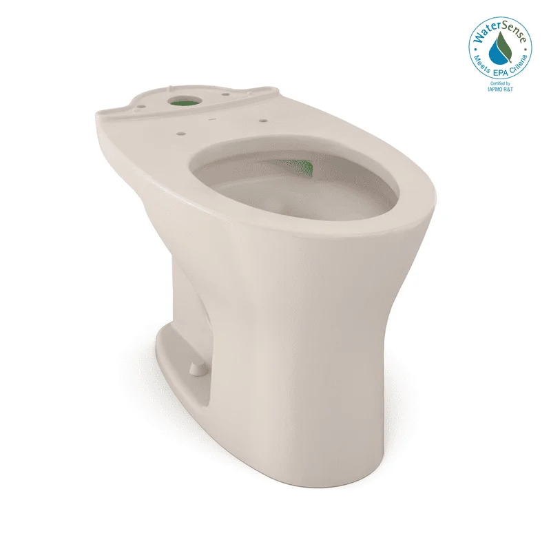 

Dual Flush Elongated Toilet Bowl with CEFIONTECT, Beige - CT746CUG#12
