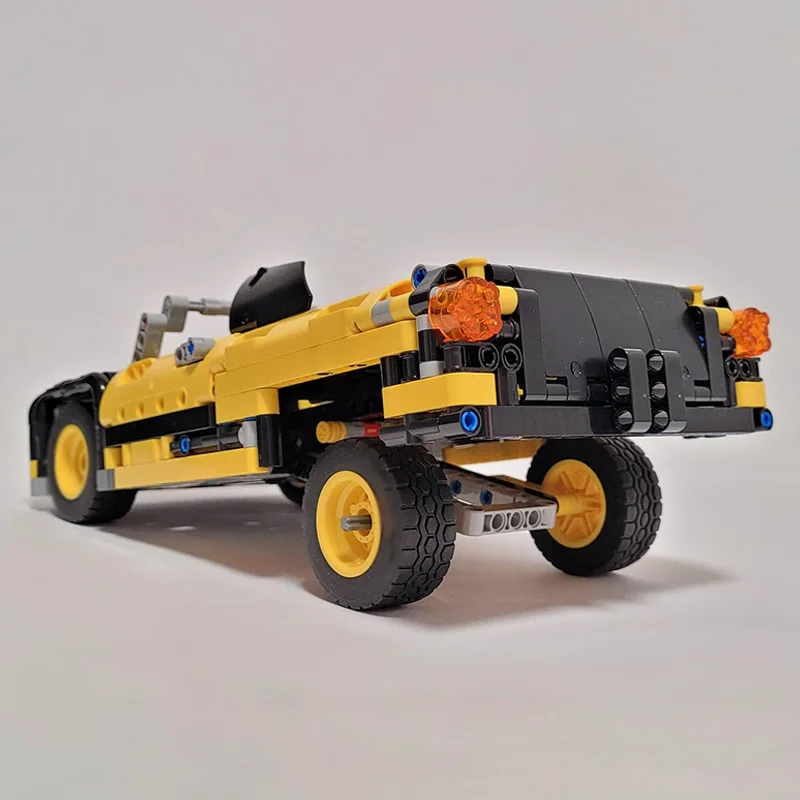 Модель скоростного гоночного автомобиля MOC, строительные кирпичи, американский модифицированный автомобиль Lowrider, модульная технология, детские праздничные подарки, сборная игрушка (art.: 3920d3dffe0dc) - 3920d3dffe0dc