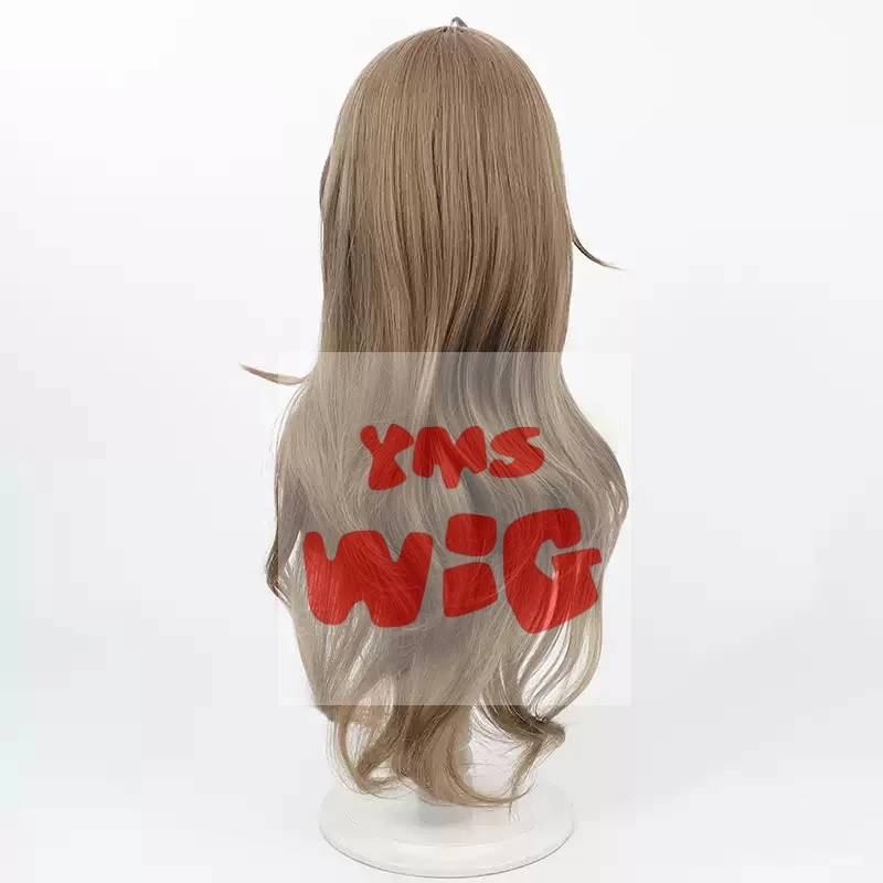 Кровавый Groovy Vtuber Nijisanji Kanae Косплей Парик 80 см Коричневые термостойкие