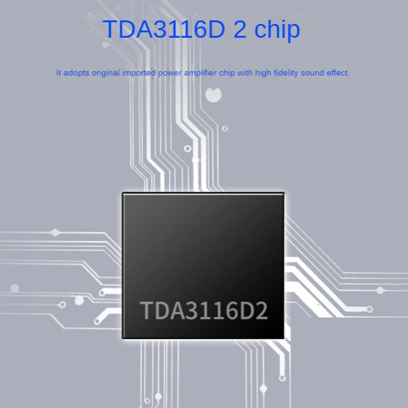 Xh-M641 двухканальная Плата усилителя мощности аккумулятора автомобиля TPA3116D2 2X150W