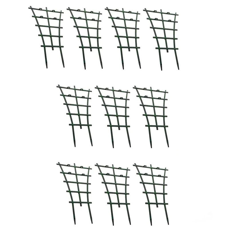 

Pack Of 10 Garden Plant Support Trellis Flower Support Trellis Potted Plants Superimposed For Mini Climbing Plants