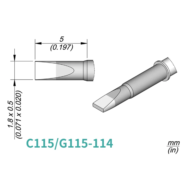 Паяльные жала C115 для JBC NT115-A