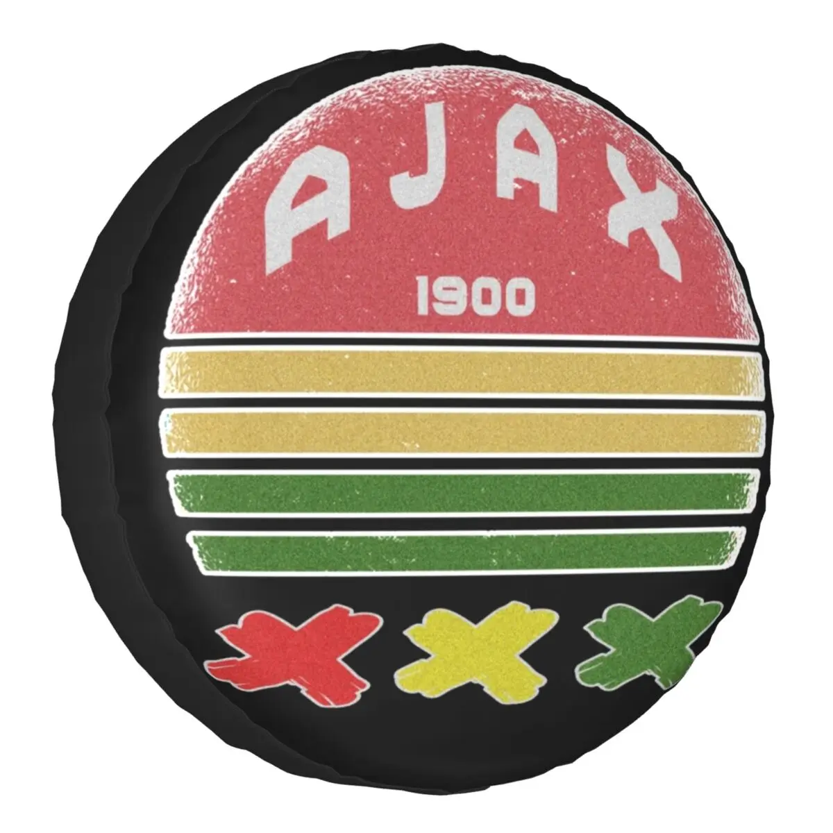 

Retro Ajax 1900 Bob Marley Spare Wheel Tire Cover Three Little Birds For Jeep RV SUV Camper Vehicle Accessories 14-17
