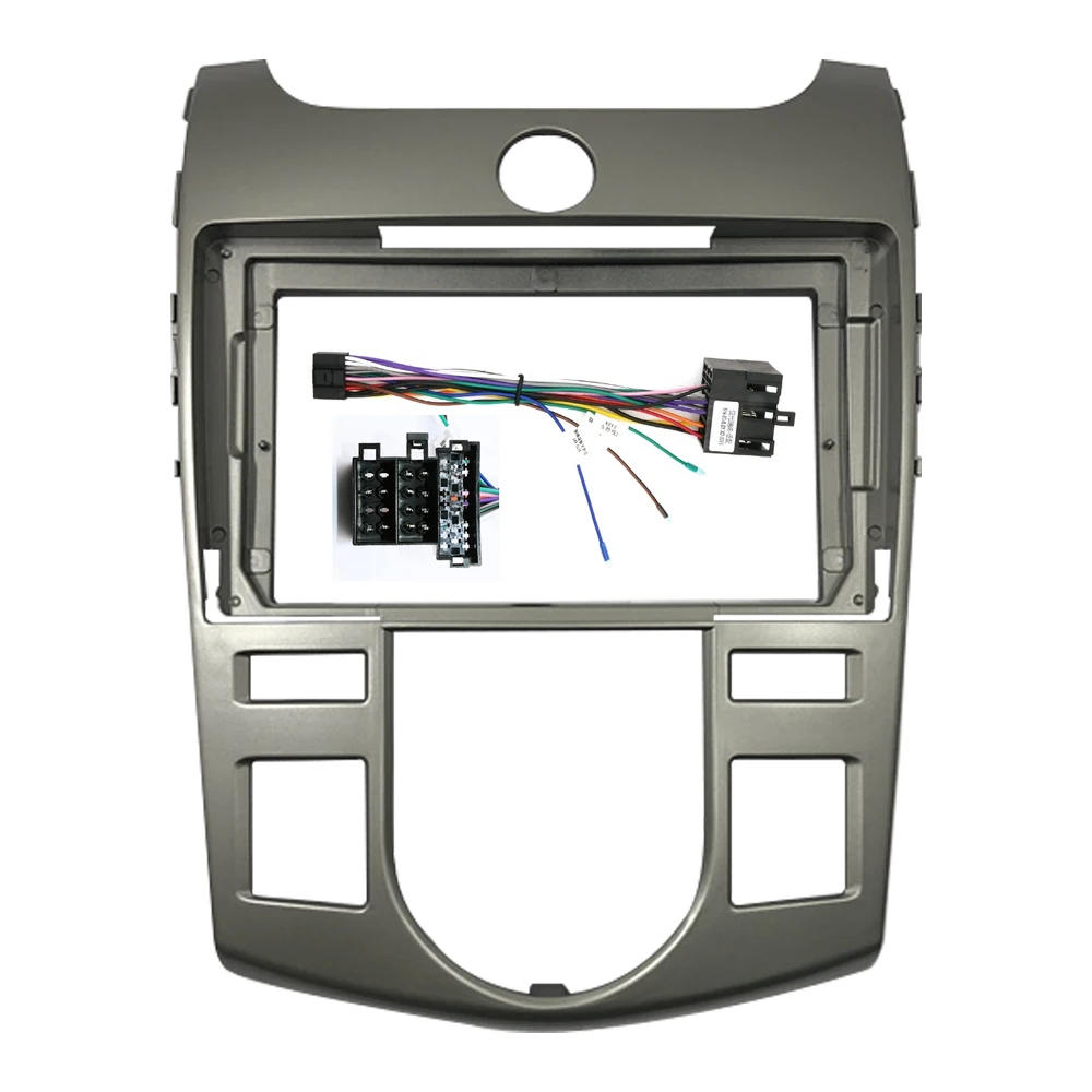 Автомобильный радиоприемник GPS Fascia Для KIA FORTE 2009 авто AC комплект для приборной