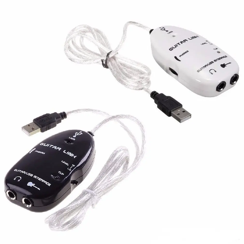 Guitar Cable Audio USB Link Interface Adapter For MAC/PC Music Recording Accessories For Guitarra Players Gift Fast Delivery
