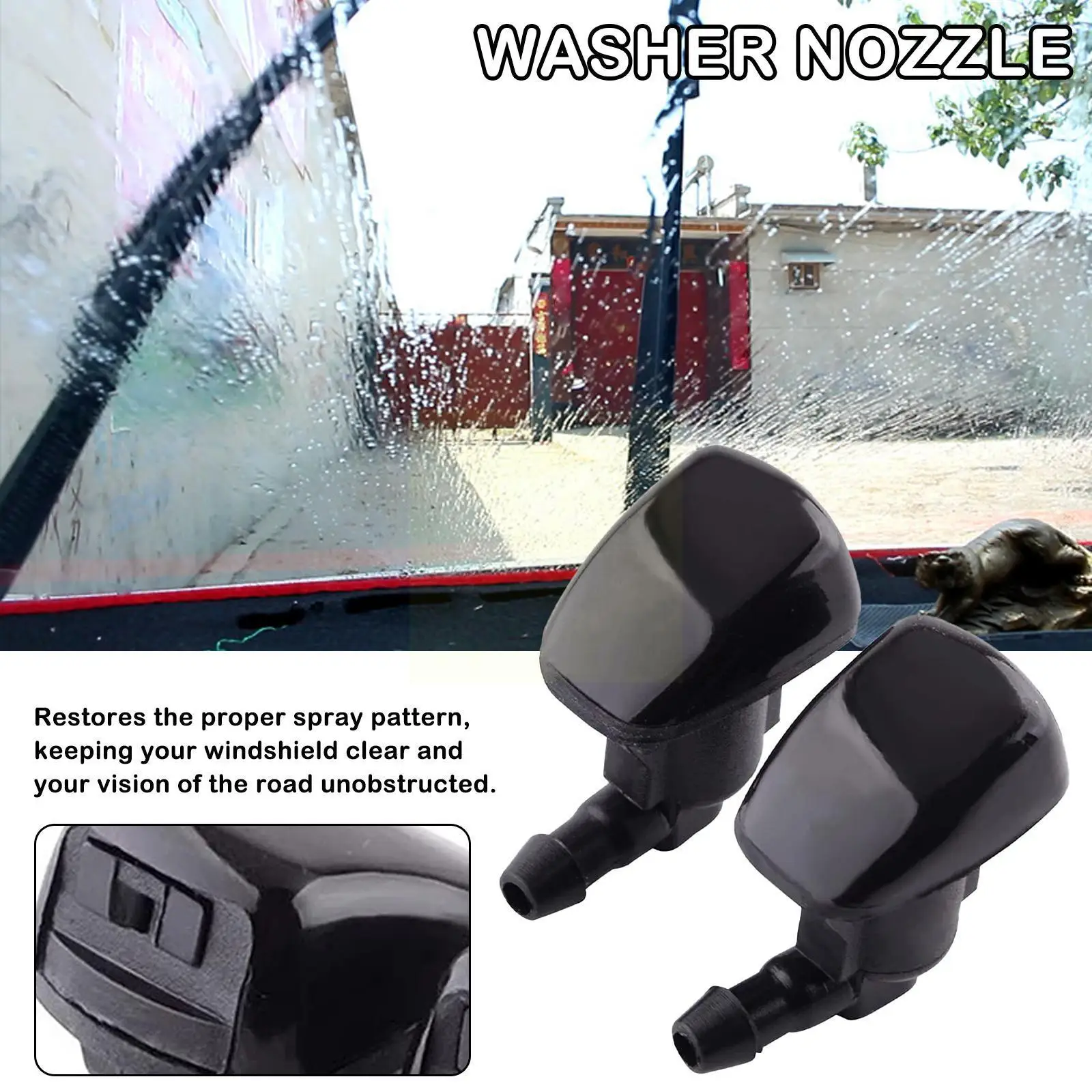 

Аксессуары для Toyota Corolla P7D0, черная пластиковая форсунка