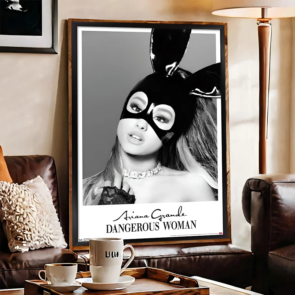 A-Ariana G-Grande Anime Posters Sticky HD Quality Wall Art Retro For Home Kawaii Room Decor