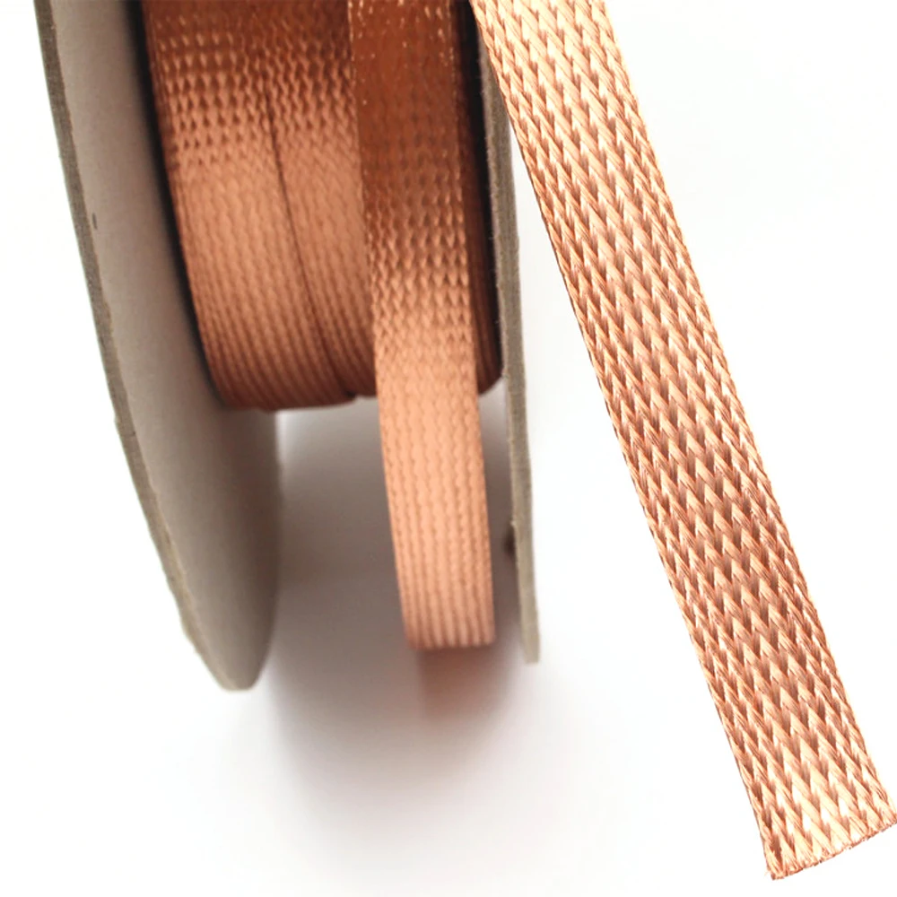 1/2/5 м плетеная муфта из чистой меди 4 6 8 10 16 18 22 28 мм расширяемая металлическая