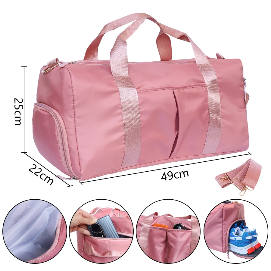 Водонепроницаемая спортивная сумка для фитнеса выходных путешествий на ночь
