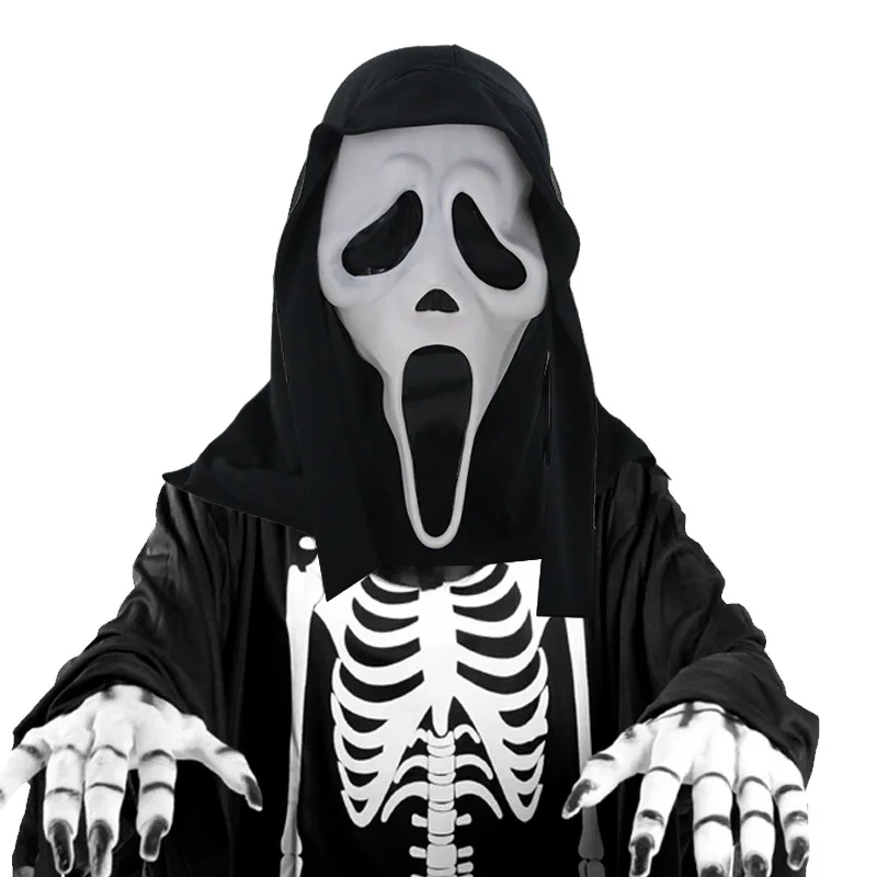 Movie Scream Billy Loomis Killer Halloween Party Horrible Scary Mask Hood Cosplay Costume PVC Masks Prop |