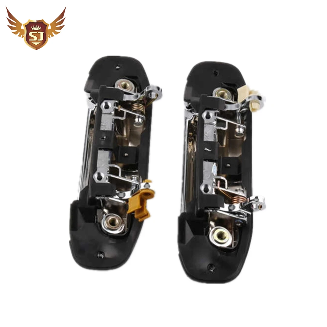 Хромированная внешняя дверная ручка MR156877 задняя автомобильная для Mitsubishi Montero Pajero