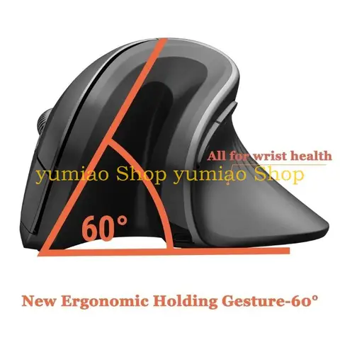 Crust Pro 587B Вертикальная беспроводная мышь