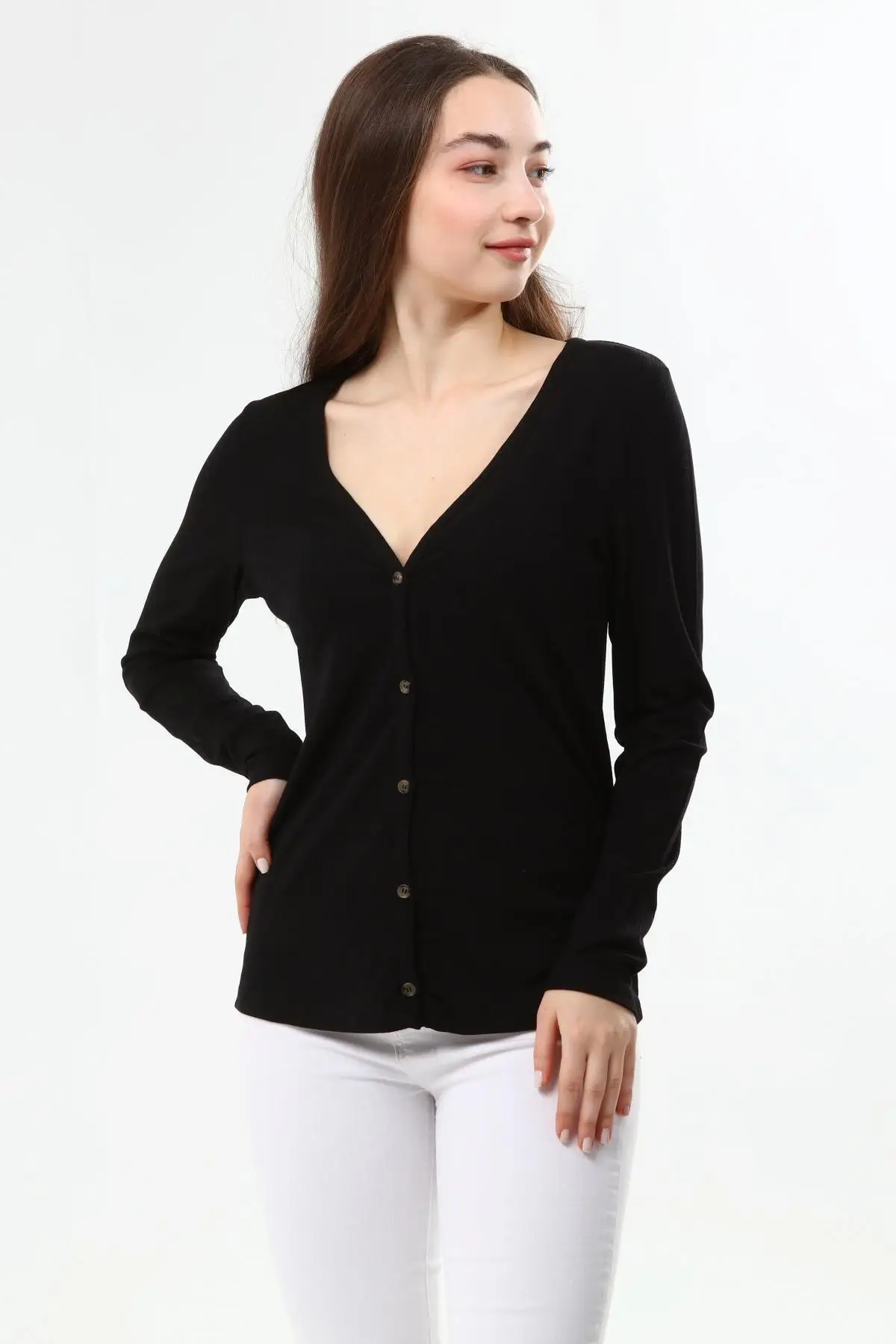 

Women's Cardigan Pcs Buttoned Corduroy Casual Knitted Quality Fashion Cardigan Sweaters Loose Sweater Sweater Jumper