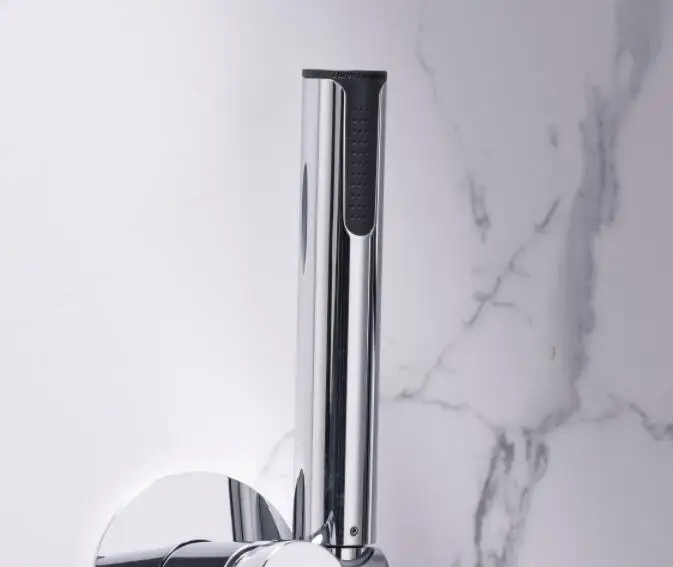 

Смеситель для биде, смеситель для душа из нержавеющей стали, смеситель для мойки Ducha Higienica, смеситель для холодной воды, кран, круглая насадка для душа, хром