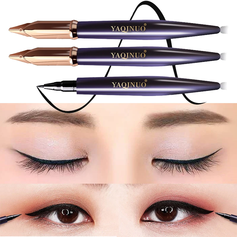 

Delicate Black Pen Eyeliner Long-lasting Waterproof No Smudge No Fading Makeup Setting Liquid Eyeliner Beginner free shipping