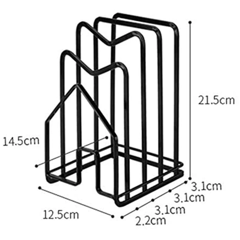 Стойка для разделочной доски держатель крышки кастрюли держатель-органайзер