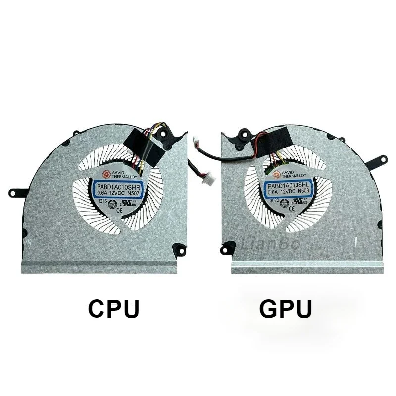 Совершенно новый вентилятор для MSI GE78HX GP78HX MS-17S1 17S2 PABD1A010SHR N507 N508