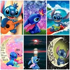 Алмазная картина из мультфильма Disney лило ститч нани, круглая алмазная мозаика, детское искусство, хобби, ручная работа, картина стразы для дома