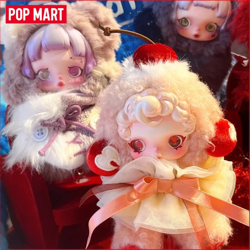 Фото POP MART SKULLPANDA Ты меня нашел! Набор плюшевых кукол-подвесок серии Mystery Box: Оригинальные фигурки-сюрпризы для дома №5