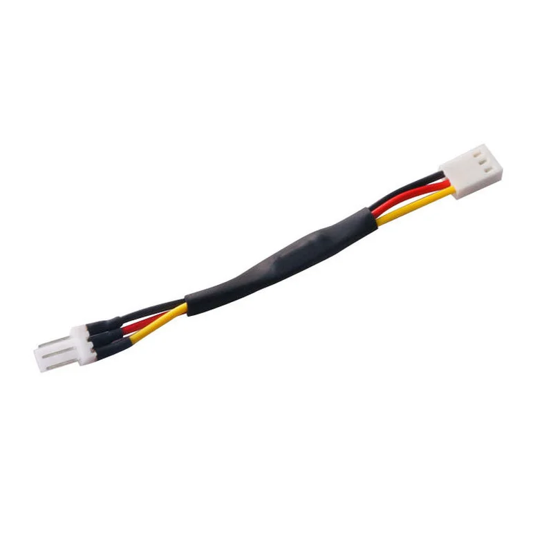 

10PCS 3pin Computer Fan Down Slow Speed Fan Controller Cable 10cm Deceleration Line Fan Cpu Cooler Connector for PC CPU Cooling