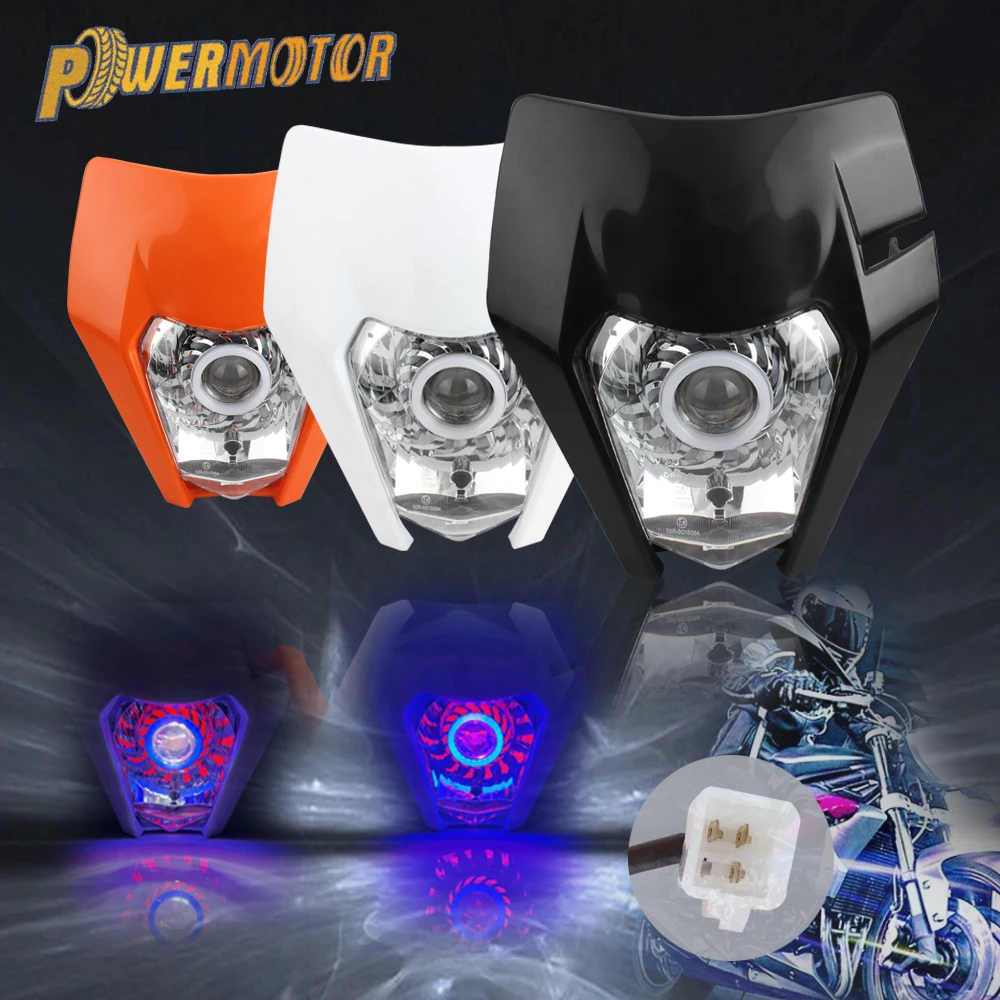 Для KTM светодиодсветильник 12 В для мотокросса аксессуары EXC XC-W 50 65 85 150 SX 200 300 450 2018