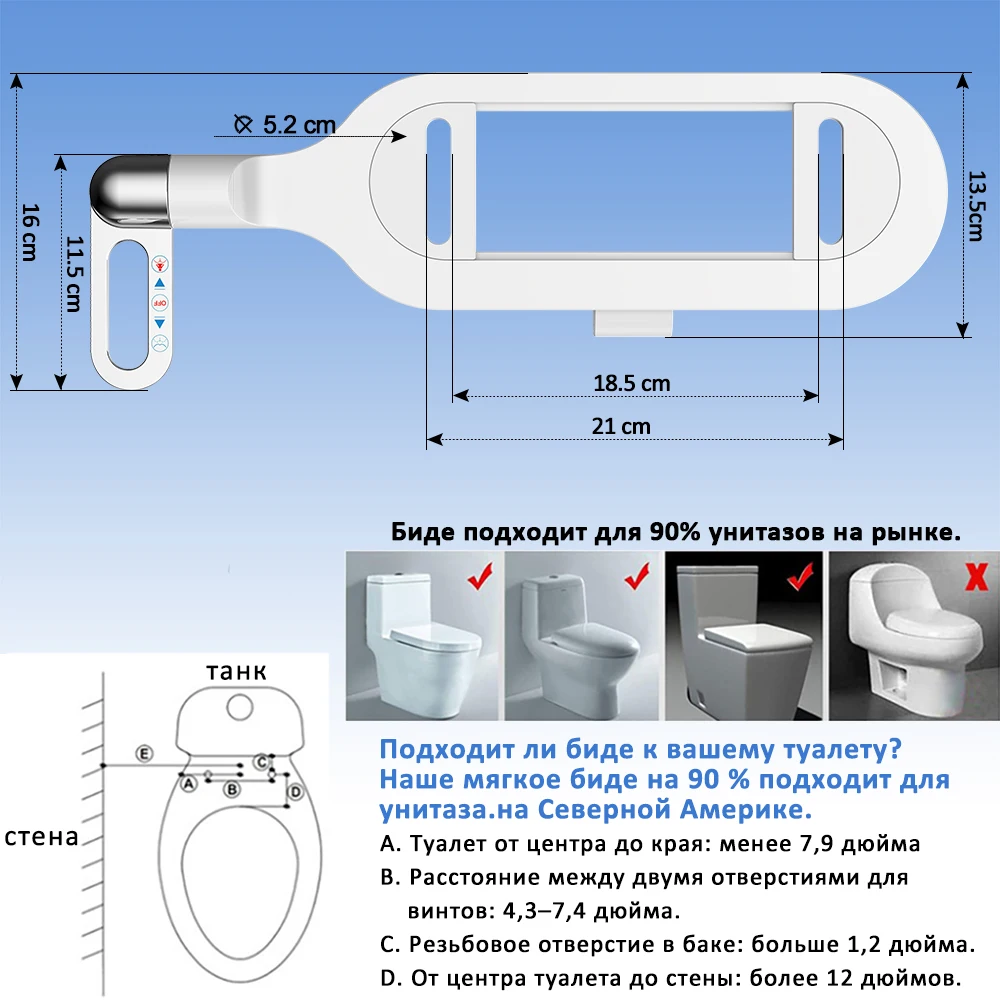 Ультратонкое сиденье для унитаза аксессуары Женская мойка неэлектрическая