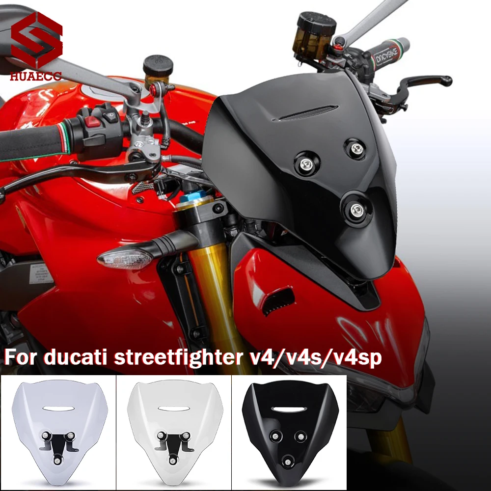 

Ветрозащитный экран для мотоцикла, экран для ветрового стекла Ducati Streetfighter V4 V4S V4SP 2020 2021 2022, дефлектор для мотоциклов