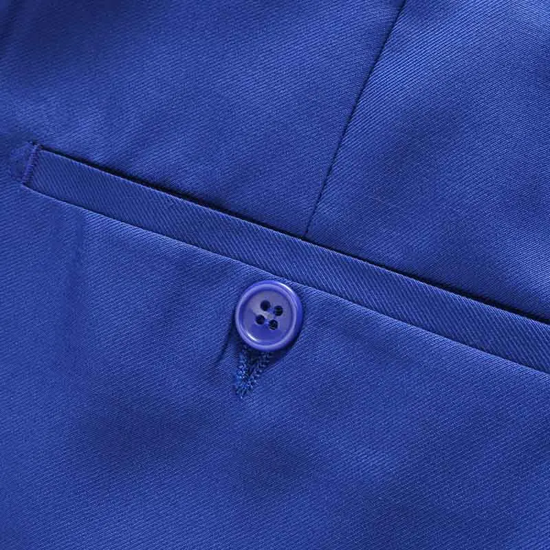 Мужской повседневный эксклюзивный деловой костюм двубортный пиджак комплект из