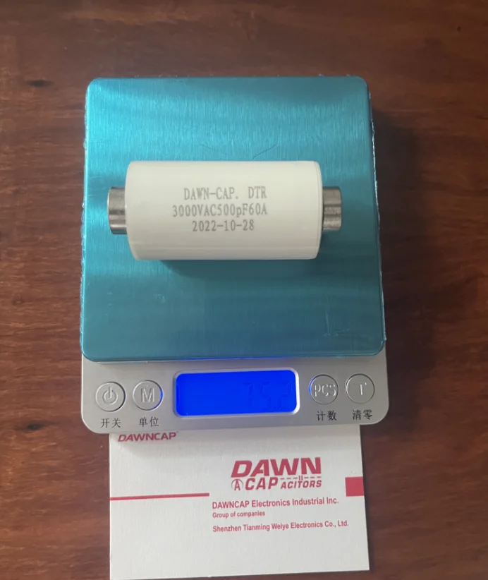 Резонансный конденсатор высокой мощности DAWNCAP DTR 0,0005 UF 500pF 6000VDC 3000VAC 60A